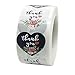 Produktbild BLOUR 500pcs Heart Floral Danke Aufkleber Siegeletiketten Niedliche Papieraufkleber für Hochzeitsfeier Karten Umschlag Briefpapier Aufkleber