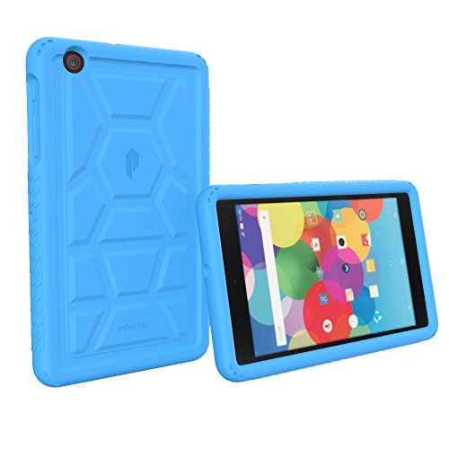 AT&T Trek 2 HD Case - Poetic Rugged Protective Silicone Case [Corner/Bumper Protection][Grip][Sound-Amplification][Bottom Air Vents] for AT&T Trek 2 HD (2016) Blue
