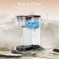Single Serve Coffee Maker – Brew with Coffee Pods & Grounds, Compatible with Kcup Coffee Pods, Small Sizes Up to 6 8 10 12 14 Oz, 14 Oz Water Reservoir, Easy to Clean for Office Travel Home, Black — image 6