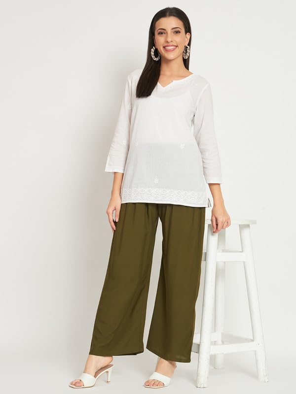 Image of Soft Colors Women Regular Fit Pocket Palazzo