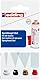 edding 5200 Permanent Spray Sprühkopf-Set - Set mit 6 Sprühköpfen - Austauschbare Sprühköpfe in 4 verschiedenen Sprühbreiten – Von feinen Linien (1 cm) bis zu großen Flächen (14 cm)