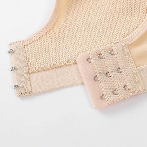 Soutien-gorge confortable sans couture blanc et bralette douce sans armatures S - 5