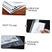 SEWACC 20pcs Transparent Sliding Bar File Folders for Reports Non Slip Locking Office Report Binder Covers High Capacity Document Organizer for Home School and Business Use