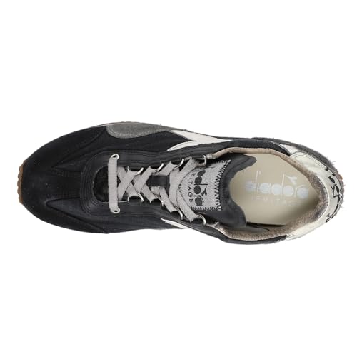 Diadora Mens Equip H Dirty Stone Wash Evo Lace Up Sneakers Shoes Casual - Blue4