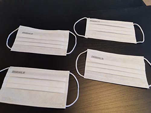 Máscara Facial Camada Dupla Proteção Com Elástico e Clip Nasal Ajuste no Nariz Caixa Com 40 Unidades