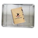 Large Beef Rack, Dry Aging Pan, and Glory Record Book by Dry Age Chef - Perfect for Dry Aging Steak at Home!