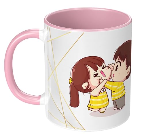 Image of Raksha Bandhan Gifts Printed Mug with Keychain Best Rakhi Combo Gift Set for Brother Rakshabandhan Return Gifts for Sister White 350ml Coffee Mug(Pack of 5) Combo Set(RMCKRCG910)