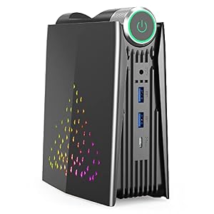 ACEMAGICIAN-Mini-Gaming-PC-AMD-Ryzen-5-5600U-up-to-42GHz-16GB-DDR4-RAM-512GB-SSD-Mini-Desktop-Computer-Windows-11-Pro-RGB-Light-WiFi-5-Bluetooth-42-3-Screens-Display-HDMI-DP-Type-C-Port