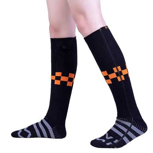 Heated Ski Socks for Men Women, Electric Heated Socks for Camping Fishing Cycling Skiing Skating Hunting Hiking