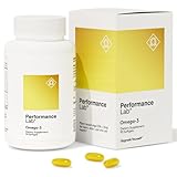 Performance Lab® Omega-3 Dietary Supplement from Algae, 90 Ct Pure, Clean and Premium Omega-3 Supplements, Potent Fatty Acid Carrageenan-Free Softgel, Plant-Based and Easy to Swallow, Made in USA