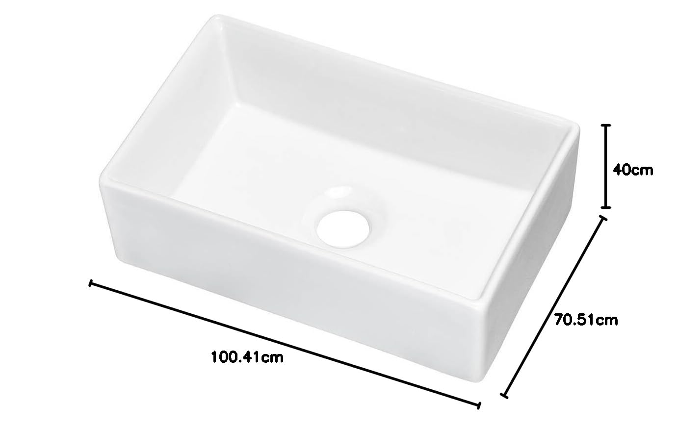[en.casa] Mueble de Baño con Lavabos Rectangulares Newport Instalación Mural 2 Armarioa Baño con 2-2 Cajones y Encimera de 100 cm 2 Lavabos de Cerámica 100 x 71 x 40 cm - Efecto Roble/Negro