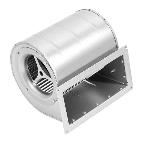 Soplador radial de 150 W, 1300 rpm, ventilador radial industrial 840 m3/H, ventilador centrífugo de doble entrada, con 3 rodamientos de bolas, para soplado de aire o succión