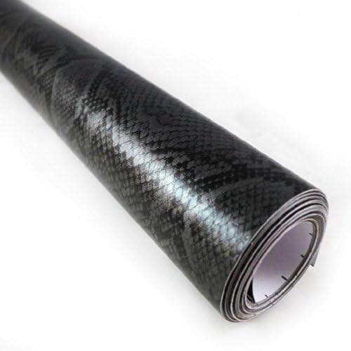 TARO WORKS Karappu film [snake leather] 152? x 30cm ash gray