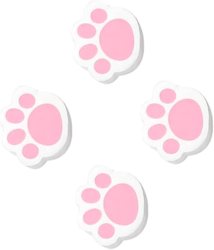 ORFOFE 4pcs Cat Claw Sponge Scrubbers Mirror Cleaner Tools for Kitchen and Bathroom Strong Decontamination Non-damaging Cleaning Sponges for Pet Owners