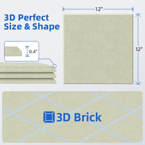 Image of 20 Pack Acoustic Panels with Self Adhesive Sound Proof Foam Panels for Wall | 12 inch X 12 inch X 0.4 inch High Density Soundproof Wall Panels, Square Sound Absorbing Panels for Home Studio Office Decor - Sage