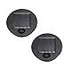 2 Solarleuchten Ersatz Top mit LED Leuchtmitteln Solarpanel,Solarleuchte Ersatzteile, für Outdoor hängende Laternen Garten Terrasse Gehweg Hof Dekoration Geschenke Tisch Zuhause