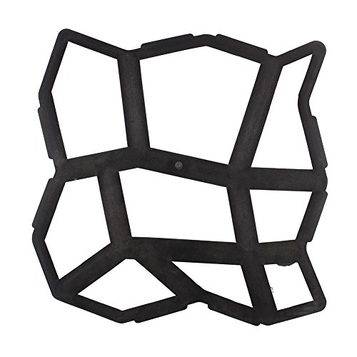 Estink Gehweg Form Betonform Schalungsform Betonpflaster Pflasterform Gießform Wiederverwendbare Garten Schablone 43x43x4cm