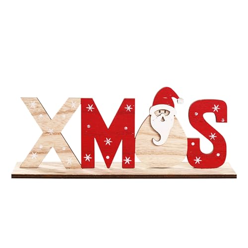 ParPix Holz Xmas Weihnachten Tischdeko, Weihnachtsmann...
