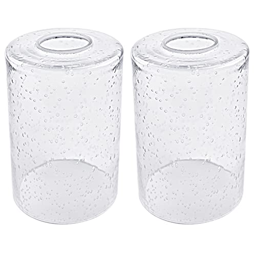 Lustaled E27 pantalla de reemplazo de vidrio pantalla de reemplazo de vidrio lámpara de cristal para lámpara colgante (espuma de vidrio) 1er Set Cover