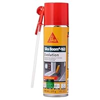 SIKA - Montageschaum - SikaBoom-163 Evolution weiss - PU-Schaum zum Füllen von Hohl- und Zwischenräumen - 300ml inkl. Adapter