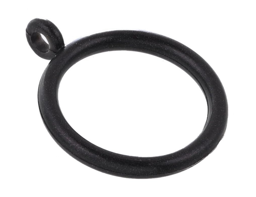 Lister Cartwright 19 mm Curtain Rings Gun Metal Plastic(10x Curtain Rings)