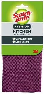 3M Scotch-Brite Cleaning Cloths: Premium Kitchen Cloth / 1-pack (Maroon)