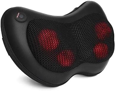 Massager, Neck Massager, Massage Pillow, With Heater, Gift, Neck, Shoulder, Waist, Back, Thighs, Calves, Stiff Shoulder Massager, For Home Use, Office Use 129A