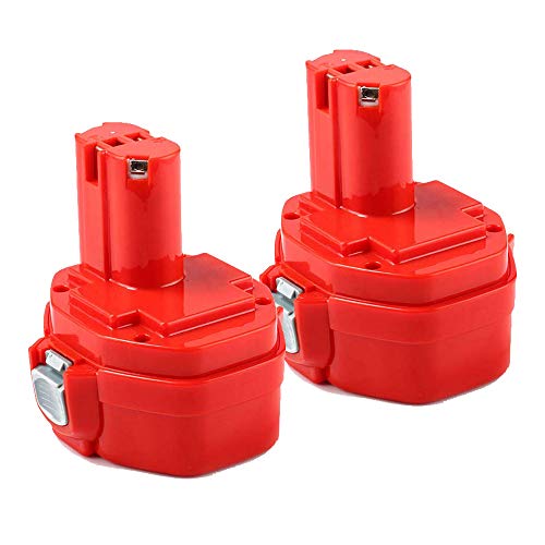 2X Powayup 14.4V 3.0Ah Ni-MH Batería de Reemplazo para Makita PA14 1420 1422 1433 1434 1435 1435F 192699-A 193158-3 192600-1 1051D 4033D 5094D 6280D 8280D JR140D ML140 UB140D