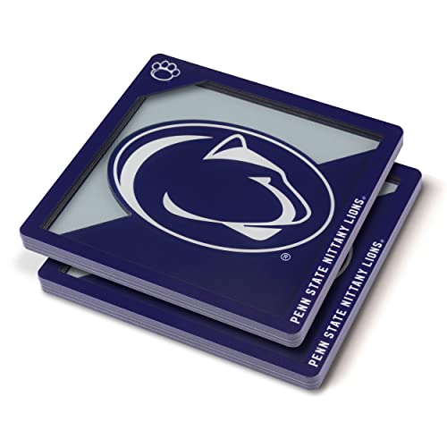 Image of YouTheFan NCAA NCAA 3D Logo Series Coasters