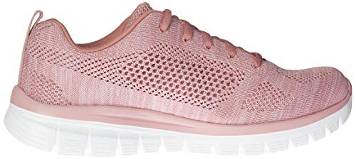 Tênis Graceful 2.0 - Teigan, Skechers, Feminino, Rose, 36