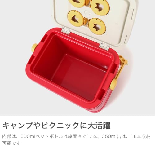 CHUMS キャンパー クーラー 18L Camper Cooler 18L CH62-1893 Yellow イエロー 18L クーラーボックス の商品画像 2