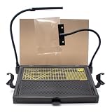 LeTkingok Banco da Lavoro per Modellismo DC 5V con Lente D'ingrandimento a Luce LED KJ019
