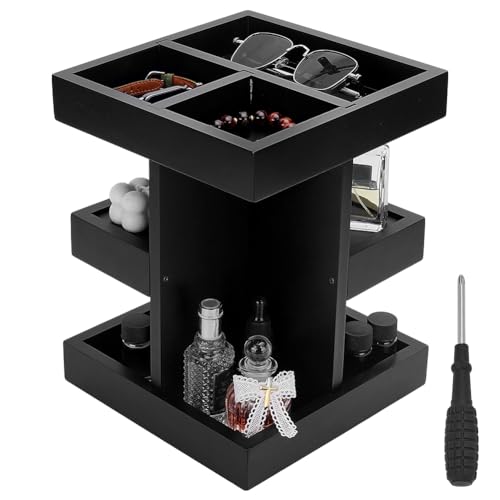 Présentoir pour parfum et montre étagère bois pour coiffeuse