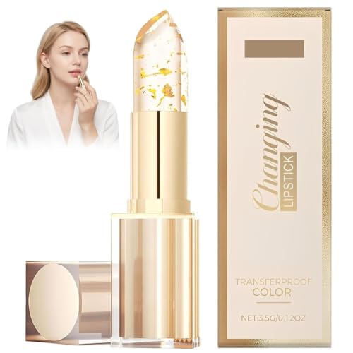 ZCAYJR Lápiz Labial PH Adaptativo 1 Pieza – Barra de Labios que Cambia de Color – Con Ácido Hialurónico y Vitamina E – Efecto Repulpante – Hidratación 24h