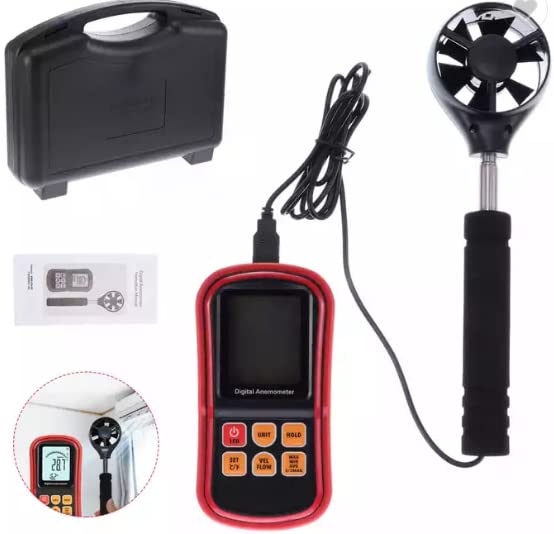 Wielofunkcyjny cyfrowy anemometr Cyfrowy wiatromierz Barometr GM8909