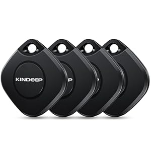 Air Tag-4 Pack: Smart Bluetooth Tracker Item Finder Work with Apple Find My (iOS only), Luggage Tracker for Kids Keys Wallet Bags Pets, Locator Tracking Device for Home Outdoor Travel Hiking