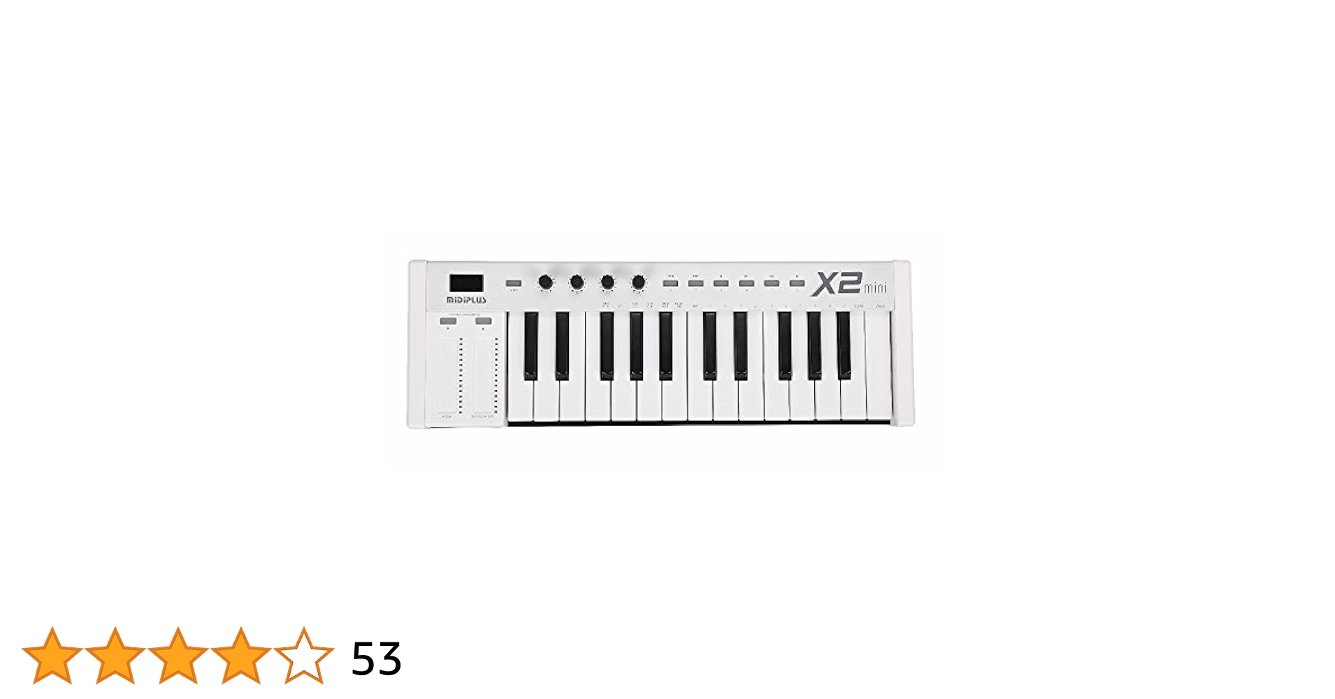 midiplus X4 mini 49鍵 MIDIキーボード Amazon.com: midiplus X4 mini MIDI Keyboard Controller, White