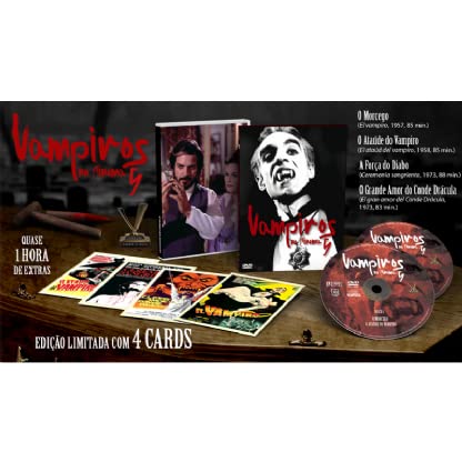 Vampiros No Cinema Vol. 5 - Edição Limitada Com 4 Cards (Caixa com 2 DVDs)