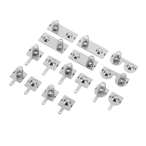 Hohopeti Resortes Metálicos para Contacto de Baterías Placa de Contacto Resistente y Estable Compatible con Pilas AA y AAA para Reemplazo Juguetes y Controles Remotos Fácil Instalación y