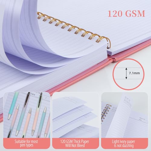 Prise de notes efficace avec ce carnet ligné 300 pages grand format - 2
