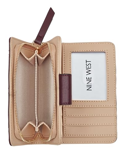 Nine West Women's Contemporary Deisgner, Black Tote, Sling, Purse, Handbag, Trend, Shoulder Bag, Boysenberry, Medium4