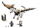 LEGO NINJAGO Wu’s Battle Dragon 71718 Ninja Battle Set Building Kit Featuring Buildable Figures (321 Pieces)