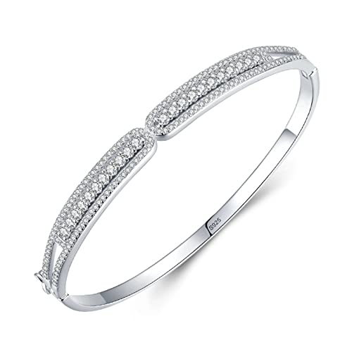 Bracelet Feng Shui en argent 925 de luxe serti de zircons éclatants