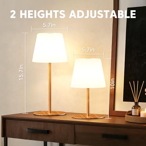 Image of IP65 Shower Lamp Waterproof,Cordless Rechargeable Table Lamp Indoor Outdoor | Bathroom Lamp,Battery Operated,3 Color Dimming,Touch Desk Light for Bedroom,Bathroom,Bathtub,Kitchen,Patio, Camping