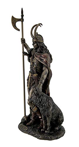 Estatua Loki Dios Nórdico de la Travesura de Resina 13.75 in miniatura 2