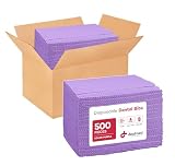 Dealmed Disposable 13.5' x 18' Dental Bibs, 2-Ply Tissue/Poly, Bulk Tattoo Bibs, Great for First Aid Kits and...