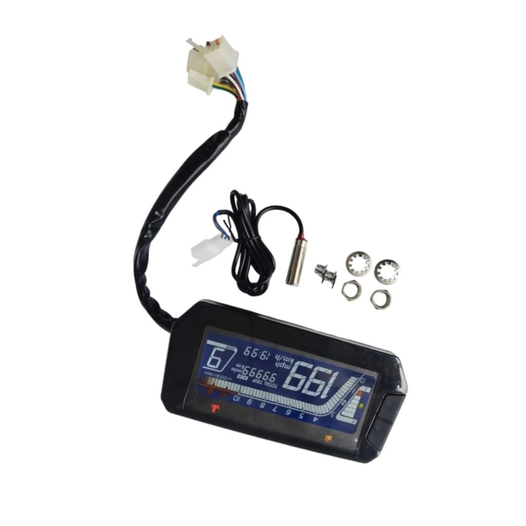 Écran LCD Moto Haute Précision : Tableau de Bord Étanche à Rétroéclairage Modulable