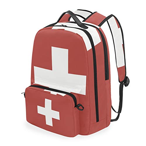 FANTAZIO: Mochilas y Bolsa Cruzada  diseño de Bandera de Suiza