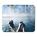 Produktbild Mauspad Paare Füße im Whirlpool Whirlpool Spa im Freien Nebel Mousepad für Notebooks, Desktop-Computer Mausmatten, Büromaterial