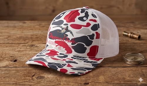 Image of Mallard Duck and Gun X Logo Mesh Back Trucker